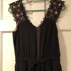 New with tags jumper, lace thick straps